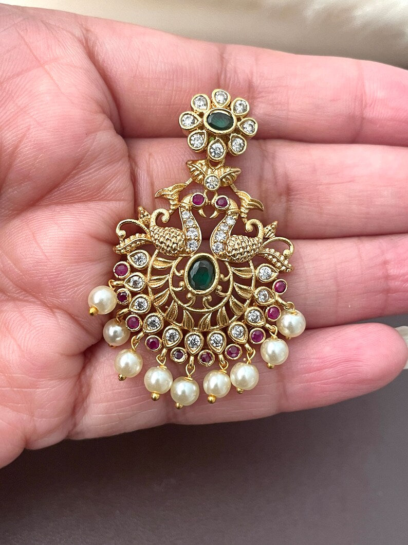 Gold-Plated Alloy Stud Earrings for Women & Girls | Elegant Everyday Wear Studs