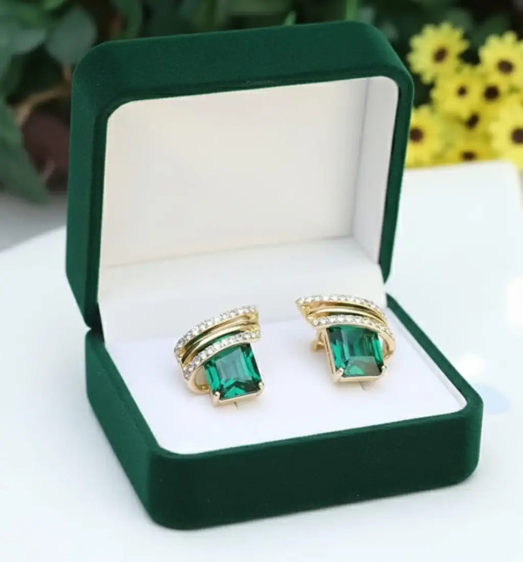 Harinika Elegant Gold Plated Earrings Sparkling Fashion Jewellery