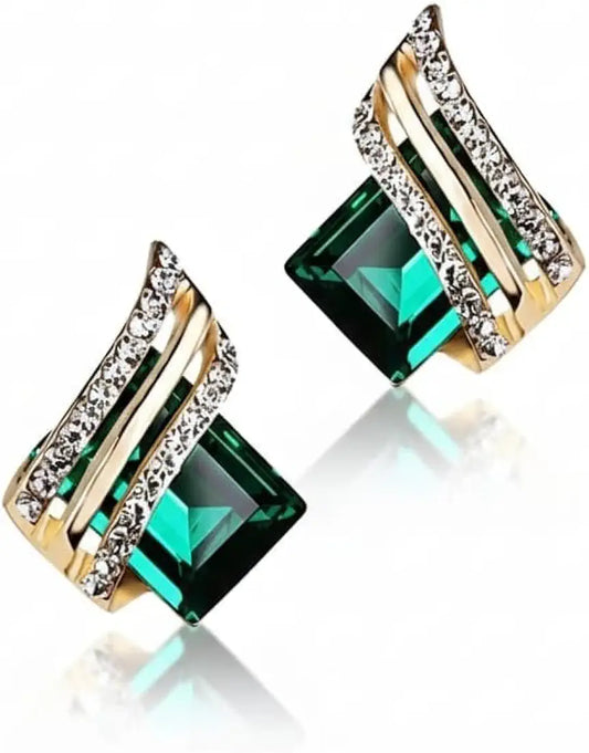 Harinika Elegant Gold Plated Earrings Sparkling Fashion Jewellery