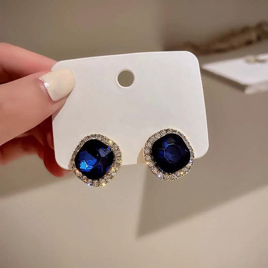 Harinika Elegant Gold-Plated Sparkling Finish Lightweight Earrings for Women & Girls | Daily Wear & Festive Wear Jewellery