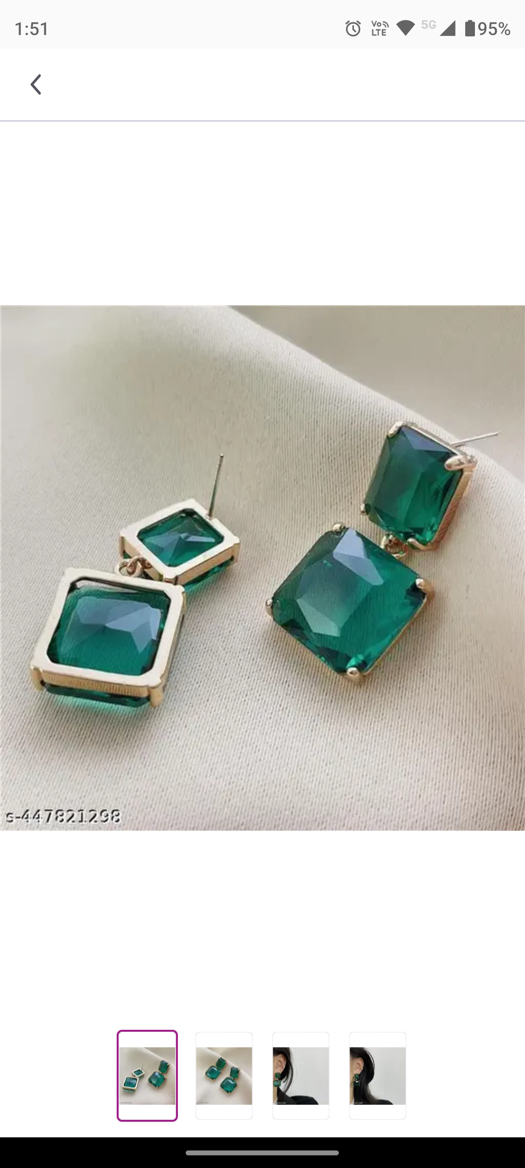 Amber Earrings Gold – Large Stud Statement Earrings