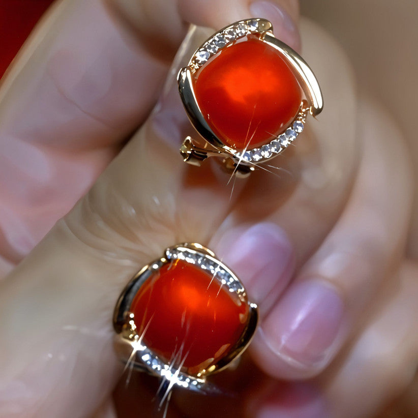 Rappersshop Daily & Party Wear Stud + Drop Alloy-Brass Earring Set – Trendy Women’s Danglers & Studs Combo